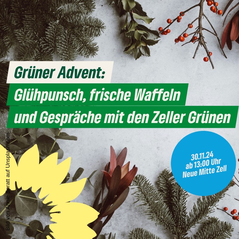 Sharepic Grüner Advent