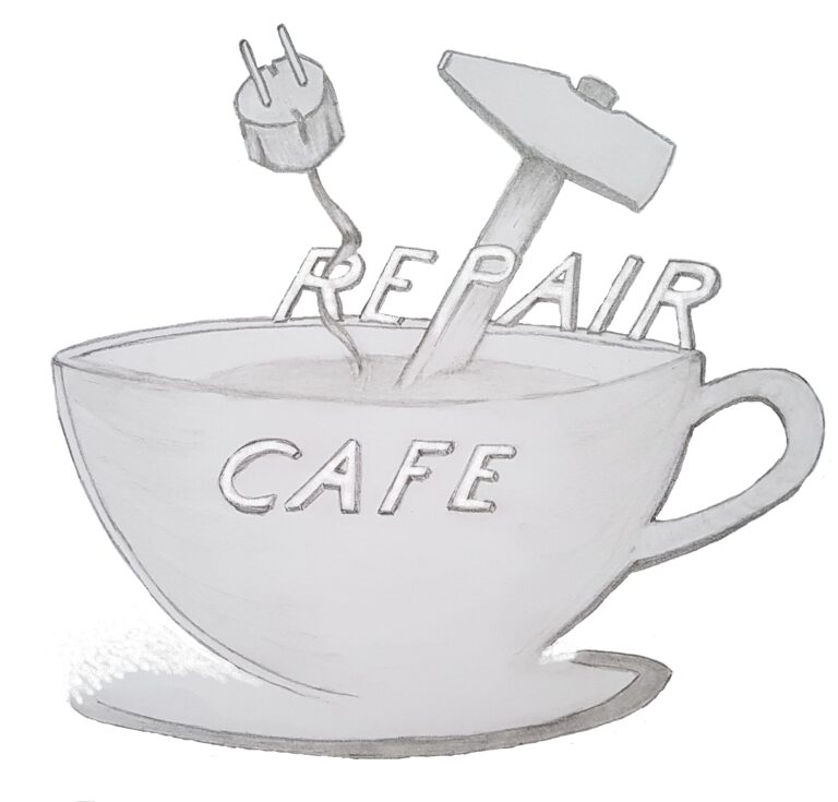 Estenfelder Grüne unterstützen das Reparier-Kaffee bei Organisation und Durchführung