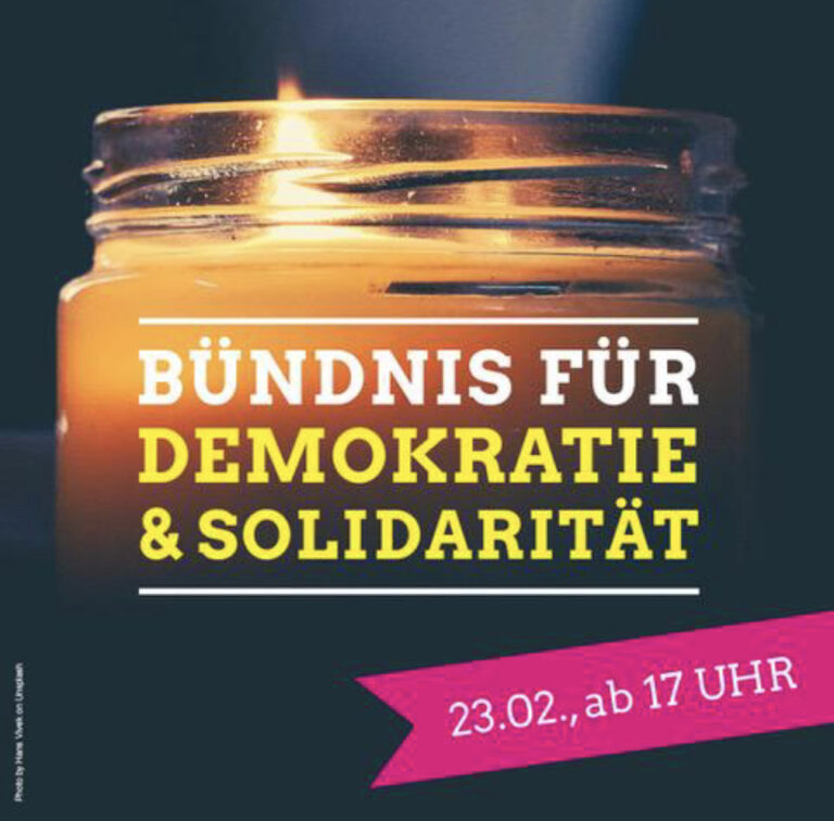 Solidarisches Gedenken an die Opfer der Pandemie