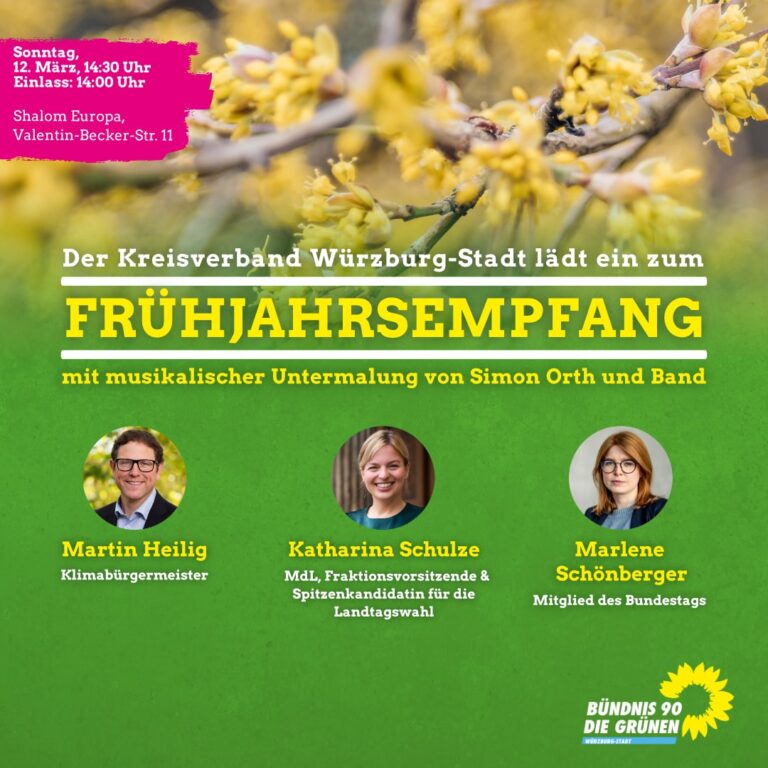 Frühjahrsempfang der Grünen Würzburg Stadt