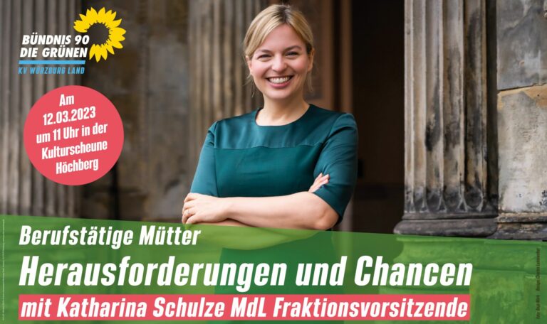 Veranstaltung zum Weltfrauentag der Höchberger Grünen mit Katharina Schulze