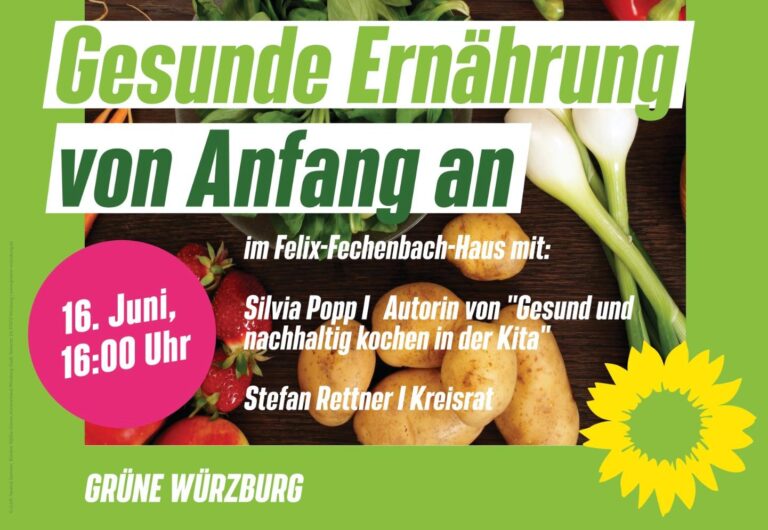 16. Juni 2023, 16 Uhr: Gesunde Ernährung von Anfang an