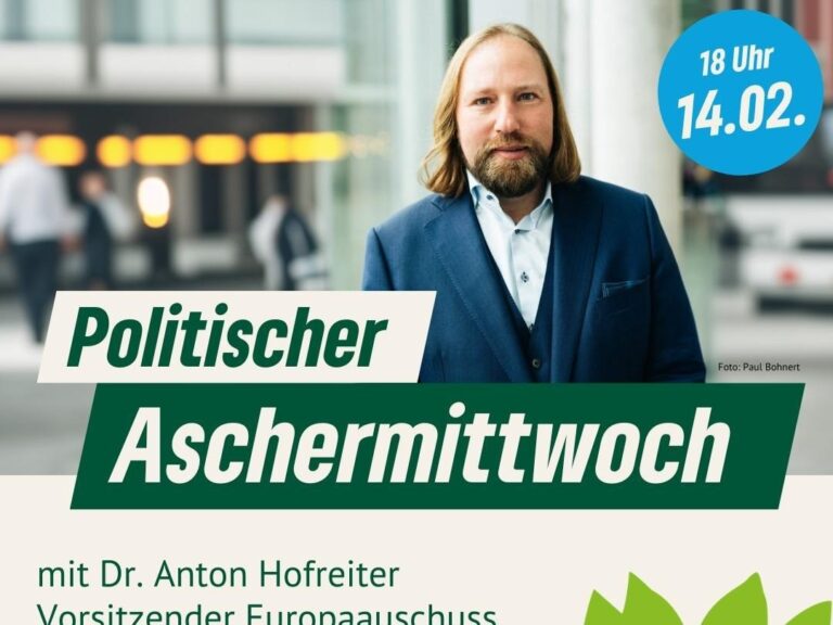 Politischer Aschermittwoch mit MdB Toni Hofreiter