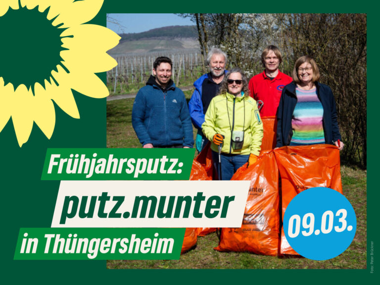 Frühjahrsputz: putz.munter für Thüngersheim