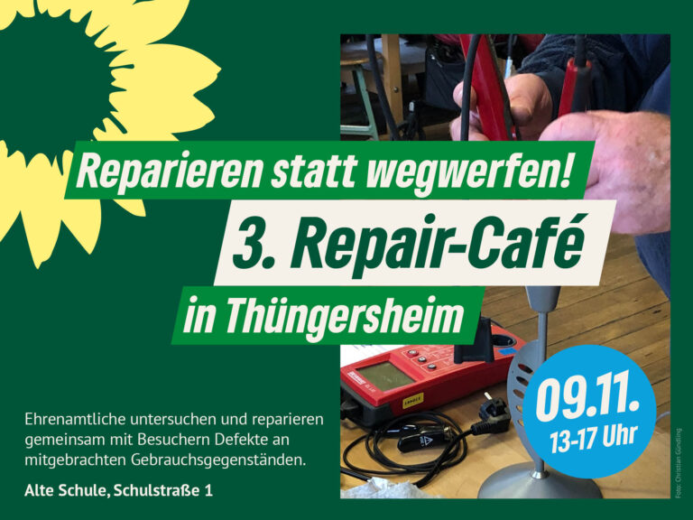 Reparieren statt Wegwerfen!
