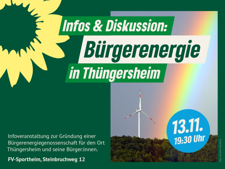 Bürgerenergie für Thüngersheim – jetzt!