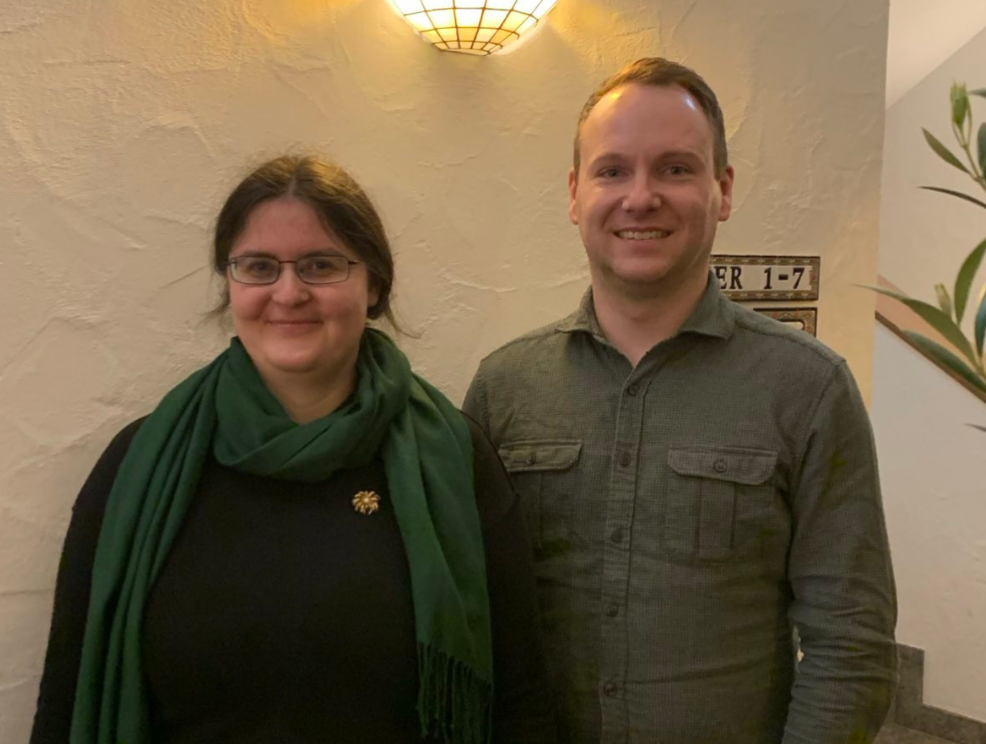 Die beiden neuen Vorsitzenden von der neugegründeten Ortsgruppen in Margetshöchheim