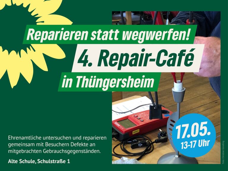 Reparieren statt Wegwerfen!