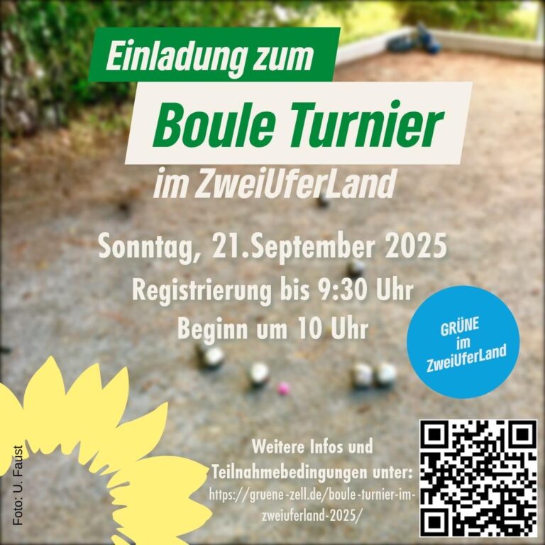 Sonntag, 21.09.25: Einladung! Zum dritten Mal interkommunales Boule-Turnier in Margetshöchheim