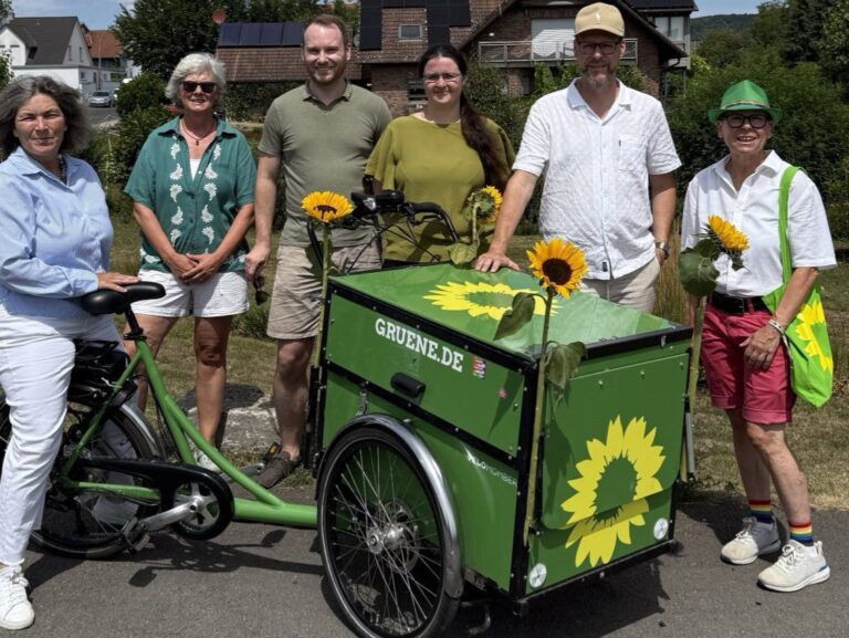 Grün unterwegs beim Margaretenfest
