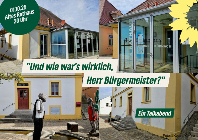 Mittwoch, 01.10.25: „Und wie war’s  wirklich, Herr Bürgermeister?“