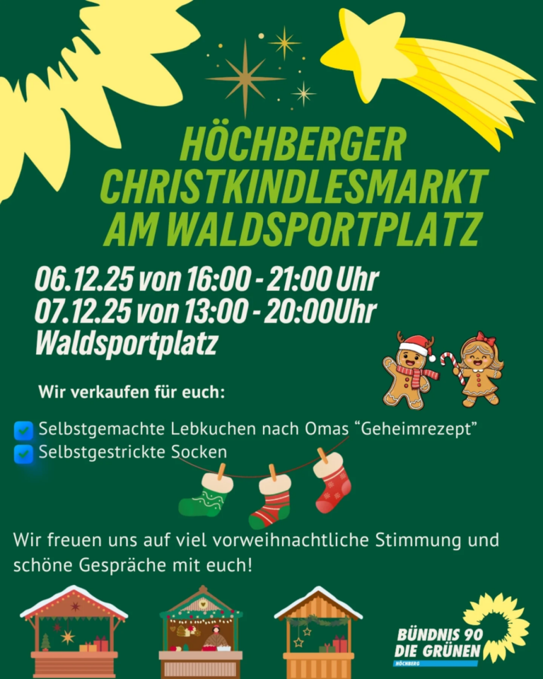 Samstag, 06.12.25 und Sonntag, 07.12.25: Höchberger Christkindlesmarkt