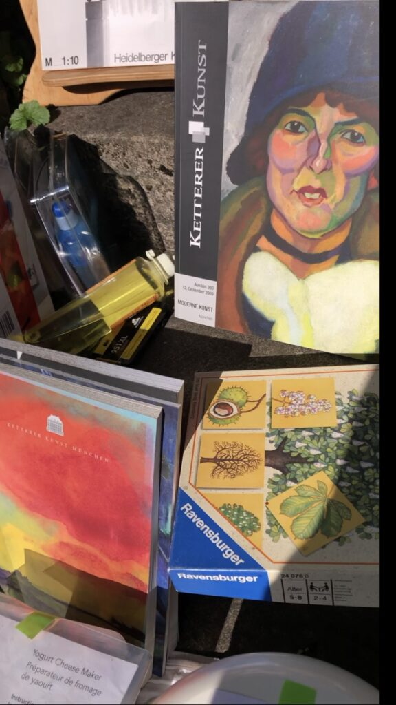 Nahaufnahme von einzelnen Mitbringseln