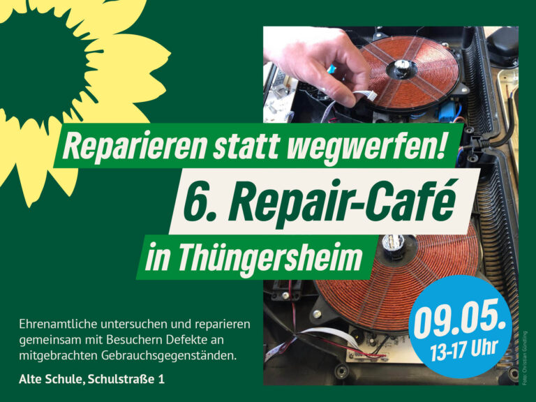 Samstag, 09.05.26: Repair-Café in Thüngersheim!