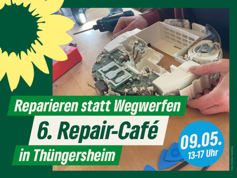Samstag, 09.05.26: Repair-Café in Thüngersheim!
