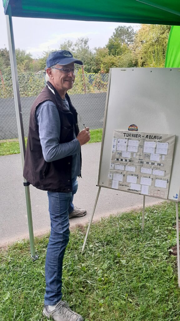 Turnierleiter Hellmuth Platz